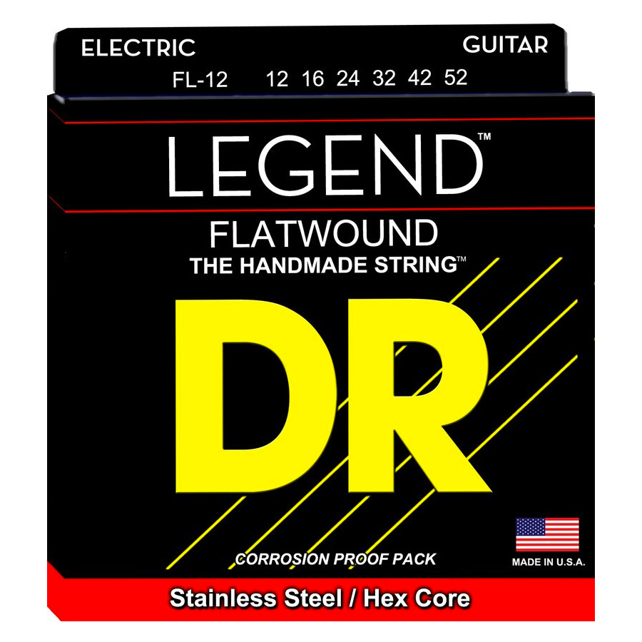FL-12 Flatwound Electric Guitar Strings 12-52