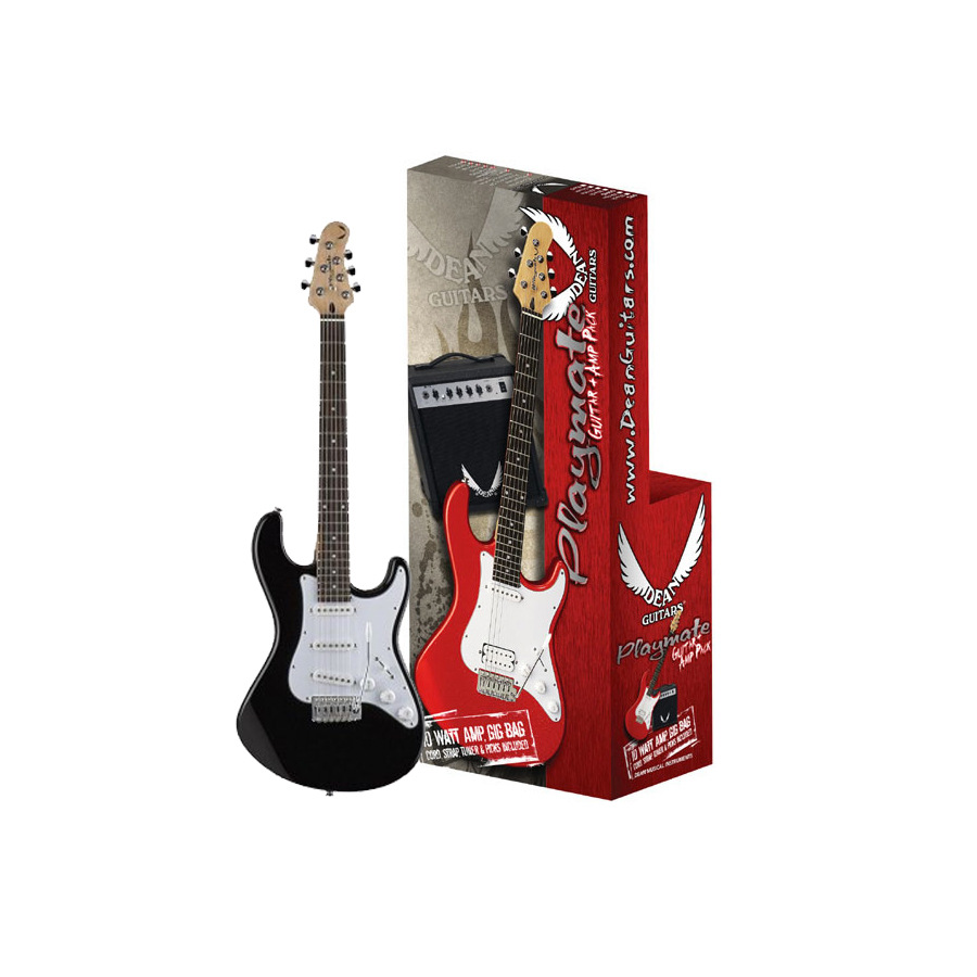 Playmate Avalanche Guitar Package - Black