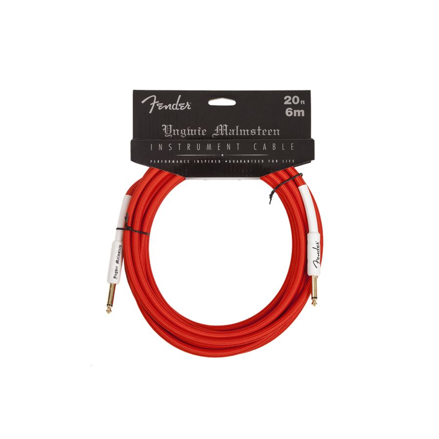 Yngwie Malmsteen Instrument Cable - 20 ft Red