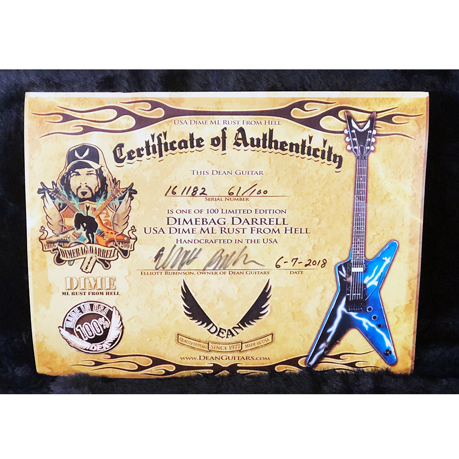 Certificate of Authenticity