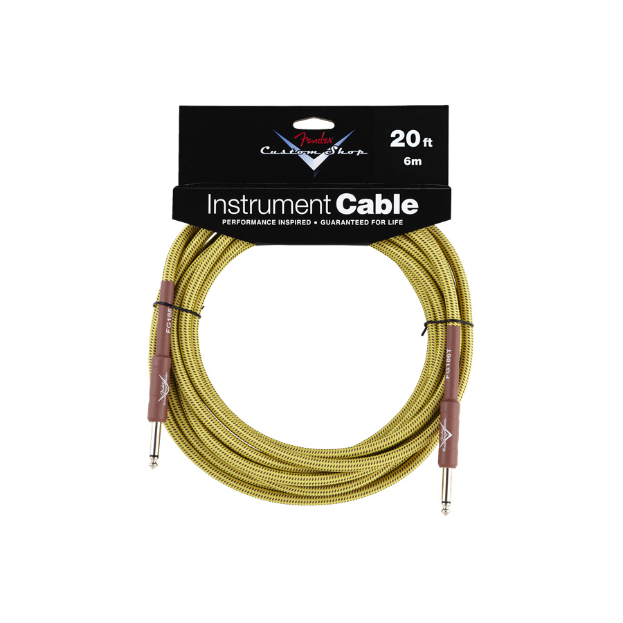 Custom Shop Instrument Cable 20 Ft. - Tweed