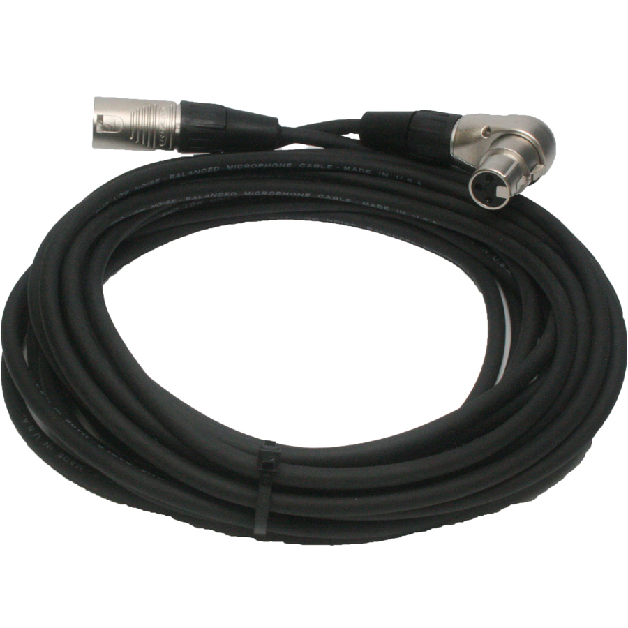 CRM1-25AM Right Angle Low Z Microphone Cable - 25 Ft