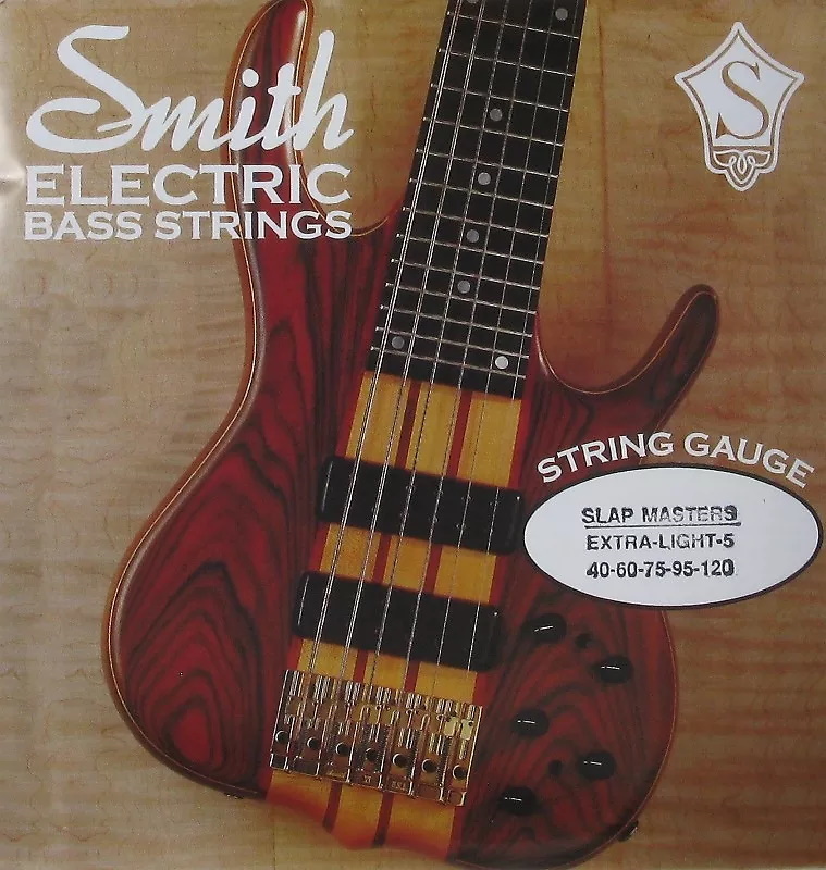 SMXL-5 Slap Masters 5-String Electric Bass Strings Extra Light
