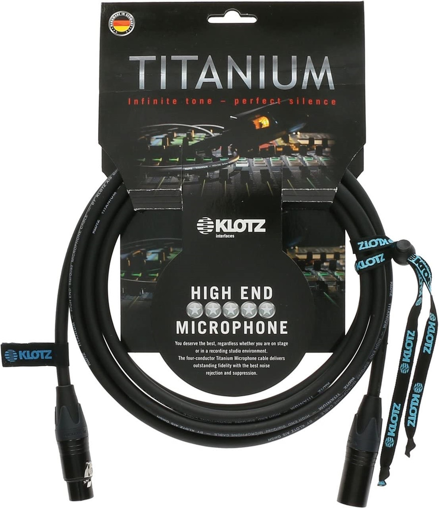TI-M0500 Titanium StarQuad Microphone Cable - 16ft