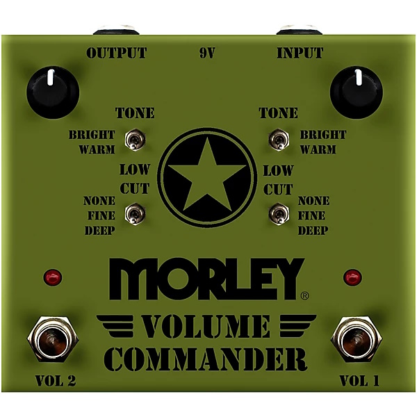 Volume Commander Effects Pedal Green
