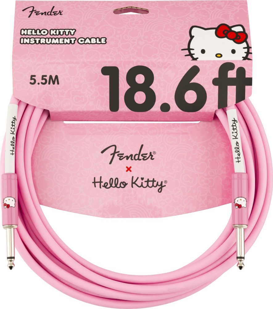 Hello Kitty Pink Guitar Cable 18.6ft