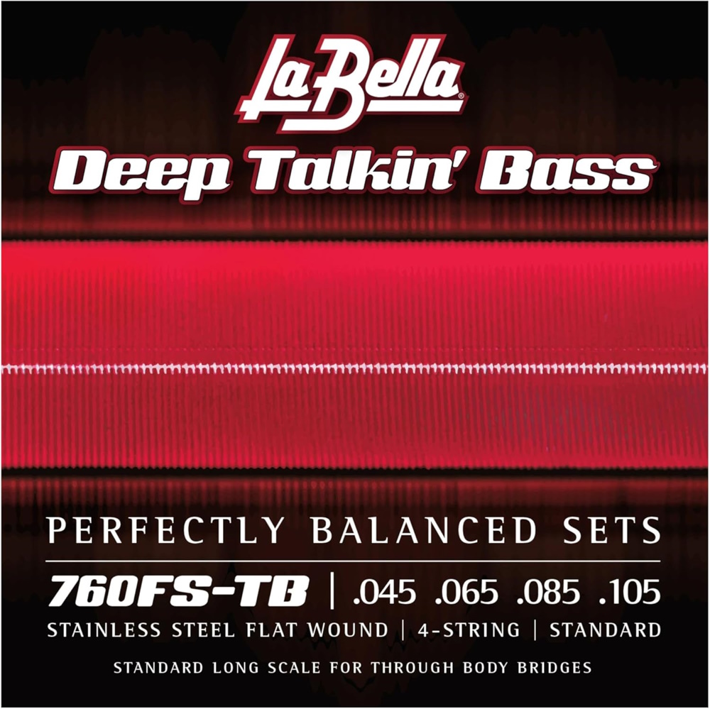 760FS-TB Deep Talkin Bass Stainless Steel Flat Wound- Long Scale 