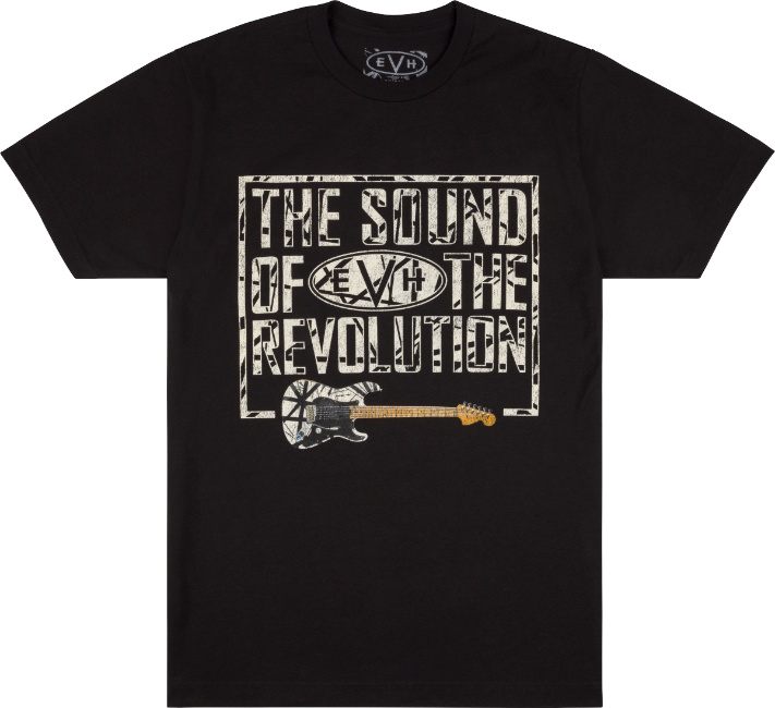 Eddie Van Halen Guitar Revolution T-Shirt, Black LARGE