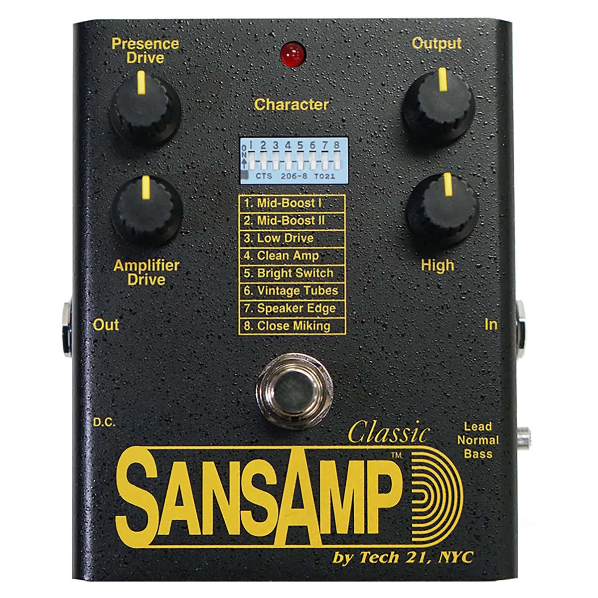 SansAmp SA Classic Guitar DI Box Speaker Simulator